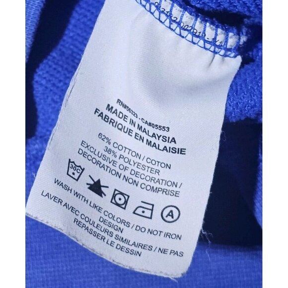 Nike AIR JORDAN Mens Pullover Dri-Fit Hoodie Jumpman Logo Streetwear MEDIUM Blue - Picture 6 of 11